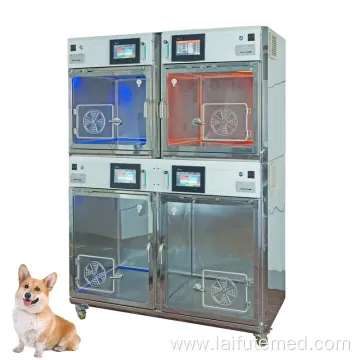 Veterinary Stainless Steel Dog ICU Warm Cages for Exotic Animals